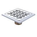 Ver mais imagens de Ralo Inox 10x10 Lavabo Kit 5 Uni Anti Odor Anti Inseto Box Casa Cozinha Varanda Lavandeira Resistent