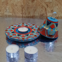 Ver imagem 2 de Suporte para velas rechaud ou velas pequenas/Ideal para presentear/Sustentável/Inovador/Velas vegana