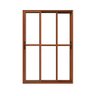 Porta de aluminio 03 folhas móveis maxx madeiro - 210x200 - 1