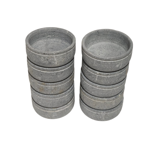 Kit 10 Cumbucas de Pedra Sabão 300ml – Mantém o Calor