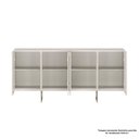 Ver imagem 4 de Buffet Aparador 100% MDF 4 Portas 160cm com Pés em Metal Champanhe Mayra