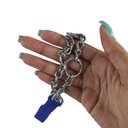 Ver imagem 5 de Coleira Ajustavel Semi Enforcador Resistente Kit Guia Corrente Aço Caes Pet Cachorro Adestramento Pa