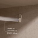 Ver mais imagens de Guarda-Roupa Solteiro 4 Portas e 2 Gavetas 206 x 181cm Splendore Yescasa Preto