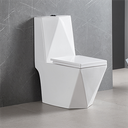 Ver imagem 2 de Vaso Sanitário Monobloco Completo - Caixa Acolpada com Assento Cor Branco