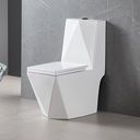 Ver imagem 3 de Vaso Sanitário Monobloco Completo - Caixa Acolpada com Assento Cor Branco