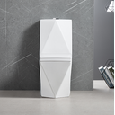 Ver imagem 4 de Vaso Sanitário Monobloco Completo - Caixa Acolpada com Assento Cor Branco