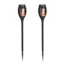 Luminaria Tocha Solar Kit 2 Unidades Chama Fogo Espeto LED Praia Lual Jardim Decoraçao Evento - 1