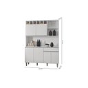 Ver imagem 4 de Cozinha Compacta Kit Alice 130 Mt Branco Ajl