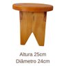 Jogo Infantil de Madeira Redondo:marrom - 2