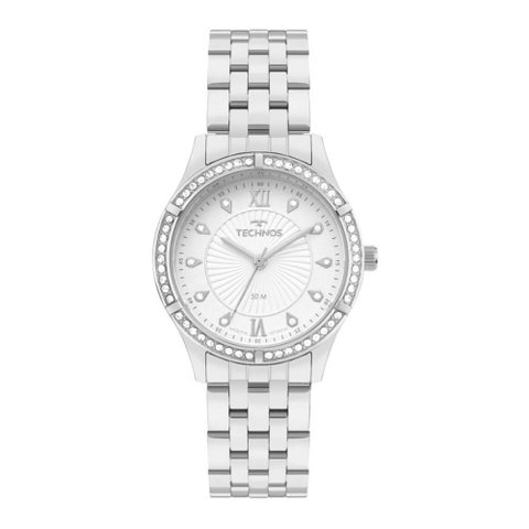 Relógio Technos Feminino Ref: 2036ncb/1k Elegance Prateado