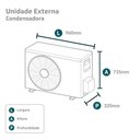 Ver imagem 7 de Ar-Condicionado Multi Split Inverter Daikin 18.000 BTUS (2X Evap Hw 9.000) Quente/Frio 220V