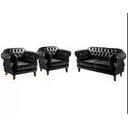 Ver imagem 1 de Conjunto Chesterfield Elisabeth Courino Preto