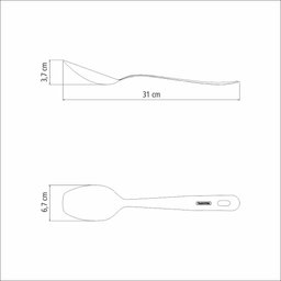 Kit Utensílios de Cozinha para Servir e Preparar Extrata Aço Inox 5 Peças - Tramontina - 3