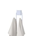 Ver imagem 1 de Gancho Duplo Banheiro Aço Exclusive Branco - Dicarlo