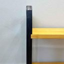 Ver imagem 6 de Rack TV Linea 140cm Madeira Pinus com Suporte Nozes e Preto Artfactory Design