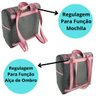 Kit Bolsa Maternidade 2 Peças com Mochila 2 em 1 e Bolsa G Mz Rosa - 4