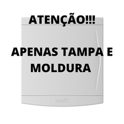 Tampa + Moldura Tigre P/ Quadro De Distribuição 18/24 Branco - 2