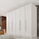 Ver imagem 1 de Guarda Roupa Casal 6 Portas 4 Gavetas 239cm Veneza
