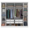Guarda Roupa Casal 6 Portas 4 Gavetas 239cm Veneza - 4