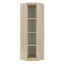 Ver imagem 3 de Guarda Roupa Modulado Canto Oblíquo com Espelho 195 Master Avelã Rústico - Eucamóveis
