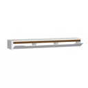 Ver imagem 3 de Rack Suspenso Slim Curvo 180cm para Tv até 65” Moderno Luxo Mdp/mdf com Portas Basculantes Branco Ce