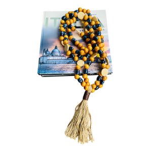 Colar Decorativo de Mesa Grande Azul - Safira