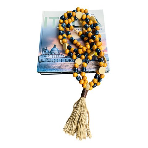 Colar Decorativo de Mesa Grande Azul - Safira