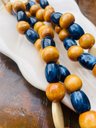 Ver imagem 3 de Colar Decorativo de Mesa Grande Azul - Safira