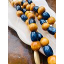 Ver imagem 3 de Colar Decorativo de Mesa Grande Azul - Safira