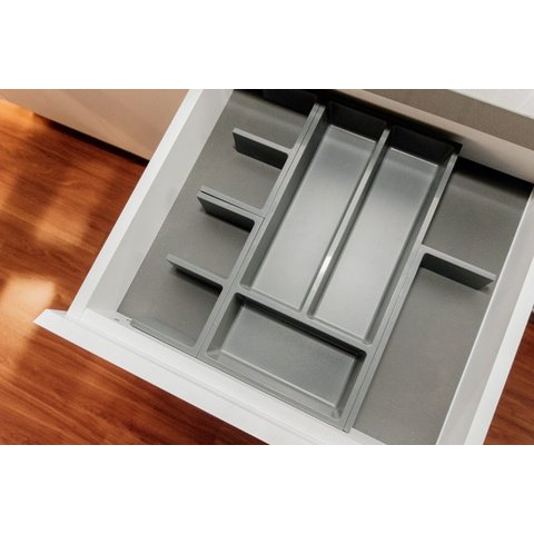 DIVISOR DE GAVETAS CONNECT 3 CINZA ESCURO SAS PLASTIC