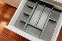Ver imagem 1 de DIVISOR DE GAVETAS CONNECT 3 CINZA ESCURO SAS PLASTIC