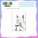 Ver imagem 3 de Placa Decorativa Mdf Gato e Café Sala Quarto Escritório Gt3