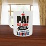 Caneca de Porcelana Pai Você Sempre Será Meu Herói Favorito 320 Ml 9x8 Cm - 5