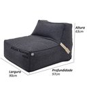 Ver imagem 2 de Puff Flutuante Levv Outdoor Good Pufes Impermeável para Piscina, Jardim e Área Externa - Cinza