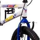 Ver imagem 3 de Bicicleta Aro 20 Bmx Infantil Flay Aro Aero Freio V-brake Menino 6, 7, 8, 9, 10 + Anos - Branco+azul