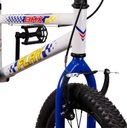 Ver imagem 3 de Bicicleta Aro 20 Bmx Infantil Flay Aro Aero Freio V-brake Menino 6, 7, 8, 9, 10 + Anos - Branco+azul
