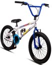 Ver imagem 1 de Bicicleta Aro 20 Bmx Infantil Flay Aro Aero Freio V-brake Menino 6, 7, 8, 9, 10 + Anos - Branco+azul