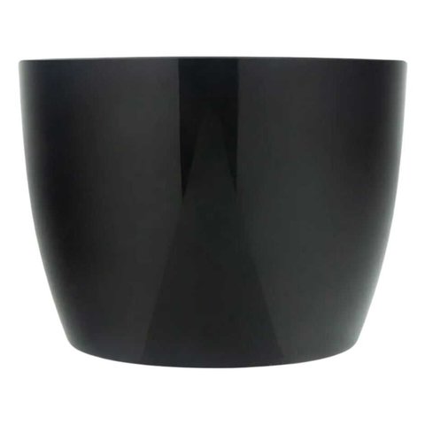 Cachepô Plástico 15 x 15cm - Preto - Mantac