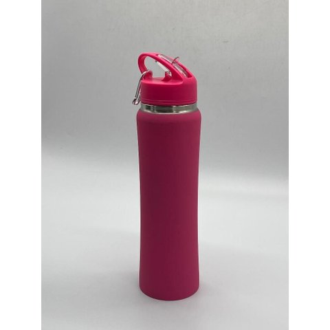 Garrafa Térmica Ms-924 700ml com Chaveiro:Rosa Pink