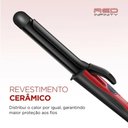 Ver imagem 2 de Modelador de Cachos Mondial Red Infinity Revestimento Cerâmico 55w Preto/vermelho Bivolt - Em-12