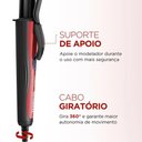 Ver imagem 5 de Modelador de Cachos Mondial Red Infinity Revestimento Cerâmico 55w Preto/vermelho Bivolt - Em-12