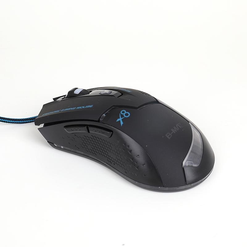 Mouse Gamer X8 Gaming B-max Usb 3600dpi 8 Botões Preto