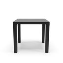 Ver imagem 2 de Mesa Niala Quadrada Preta 80cm em Polipropileno Plaxmetal