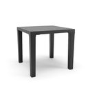 Ver imagem 1 de Mesa Niala Quadrada Preta 80cm em Polipropileno Plaxmetal