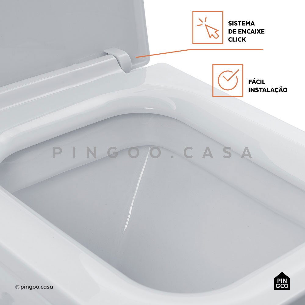 Vaso Sanitário Monobloco Opala Pingoo.casa - Branco - 4