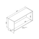 Ver imagem 3 de Nicho Parede Horizontal Organizador Multiuso Funcionale Art in Móveis