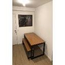 Ver imagem 4 de Mesa Jantar Estilo/Modelo Industrial com 1 banco (2,00x90)