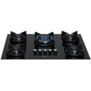 Ver imagem 3 de Cooktop a Gás Fischer Ferro Fundido Infinity 5q Mesa Vidro Preto Bivolt 26298-57077