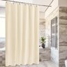 Barossa Design Forro de Cortina de Chuveiro Bege com 6 Ímãs - 2