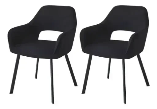 Kit 2 Cadeira Jantar Oslo Giratoria Bege Waw Design